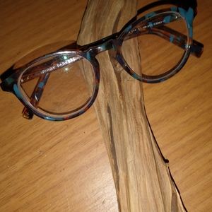 Warby Parker frames. Style is Butler teal. BUT not your usual Warby Parker!